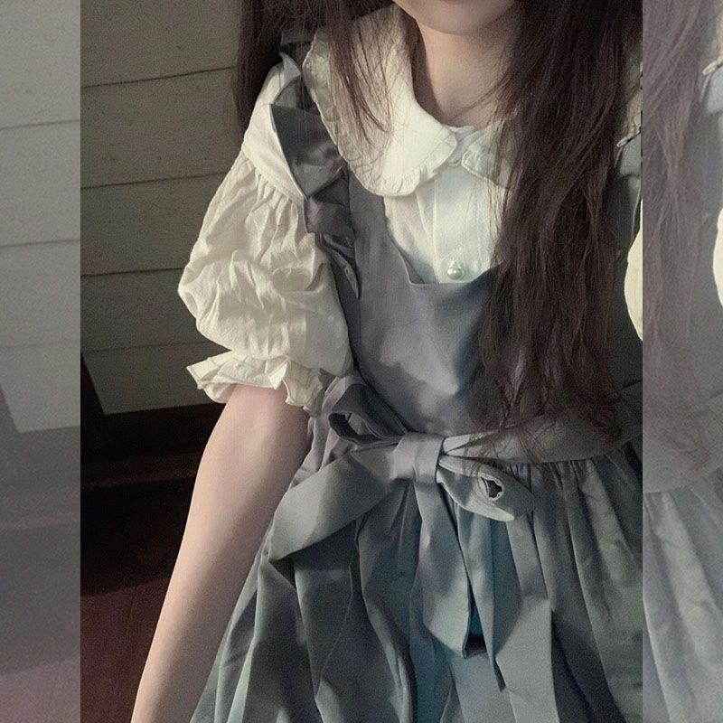 Korean Lifestyle - Lolita Camisole Dress Women Summer Korean