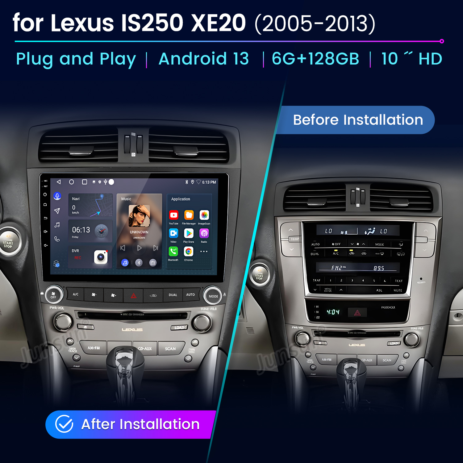 Junsun AI Voice Car Stereo Rad - مراجعة Korean Lifestyle In Hindi وسعره