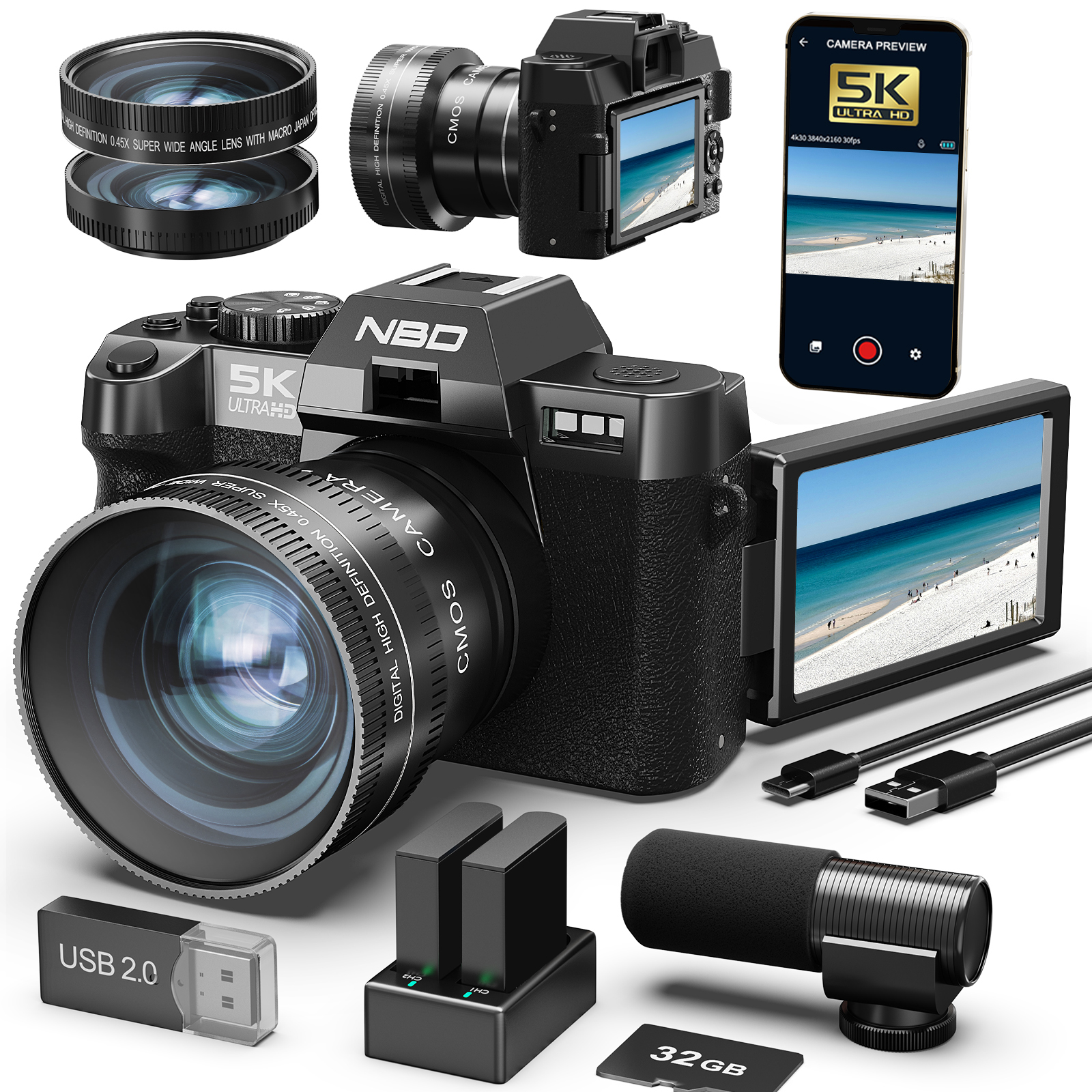 NBD Digital Cameras 5K&48MP Ph - مراجعة Korean Lifestyle & Kids Boutique وسعره