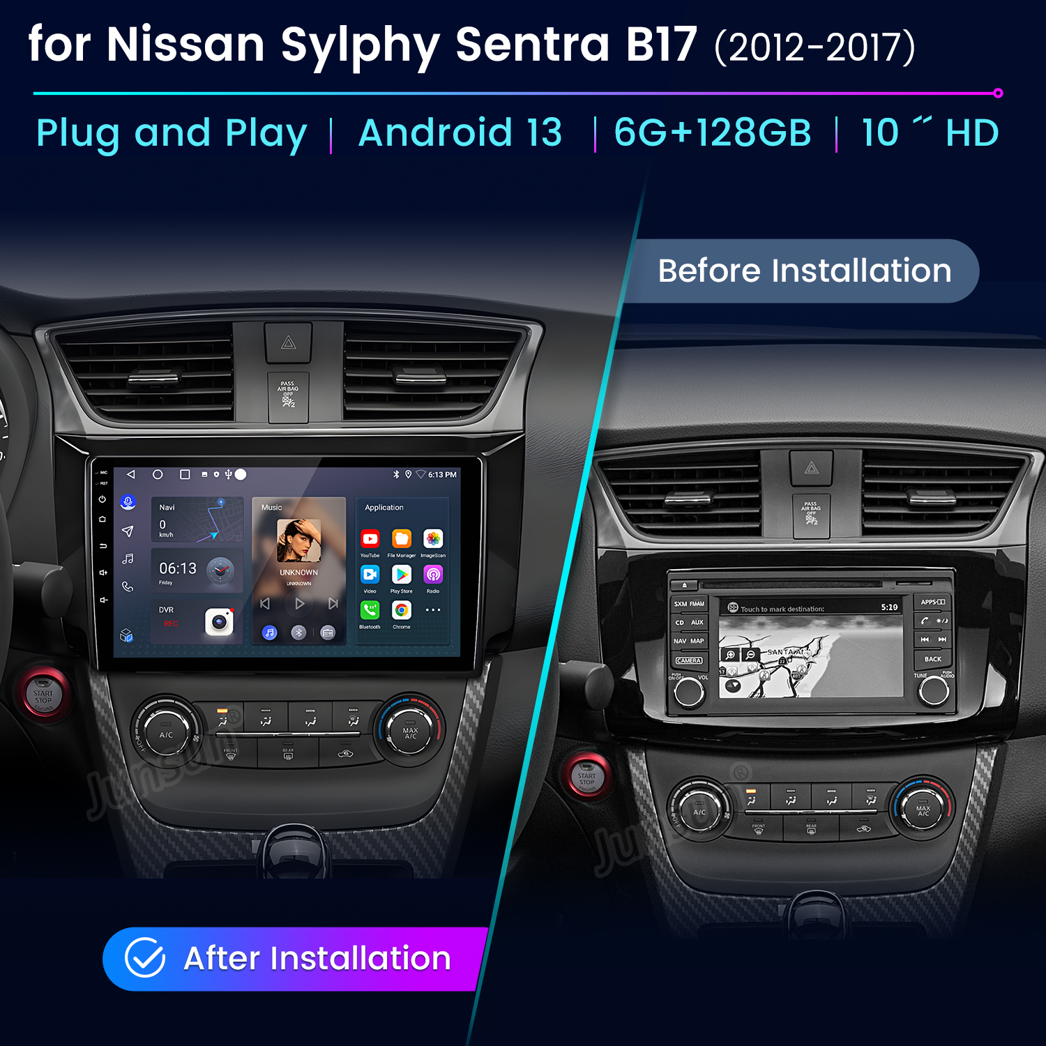 Junsun AI Voice Car Stereo Rad - مراجعة Korean Lifestyle In Hindi وسعره