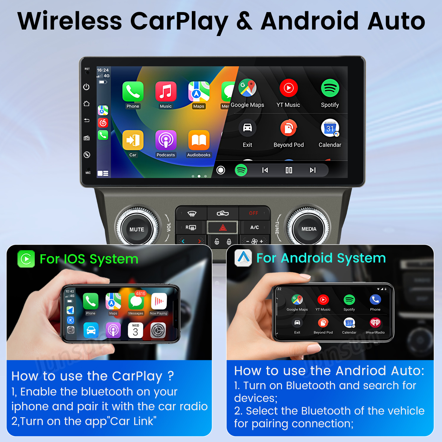 Junsun AI Voice Car Stereo Rad - مراجعة Korean Lifestyle In Hindi وسعره