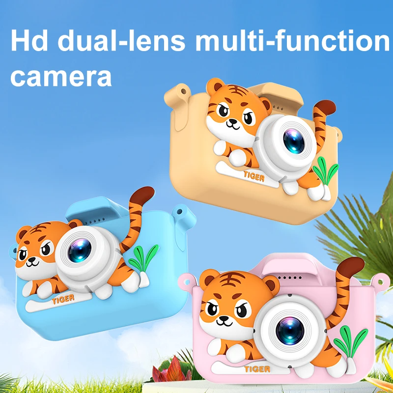 Kids Mini Camera Cartoon Tiger - مراجعة Korean Girl Lifestyle وسعره
