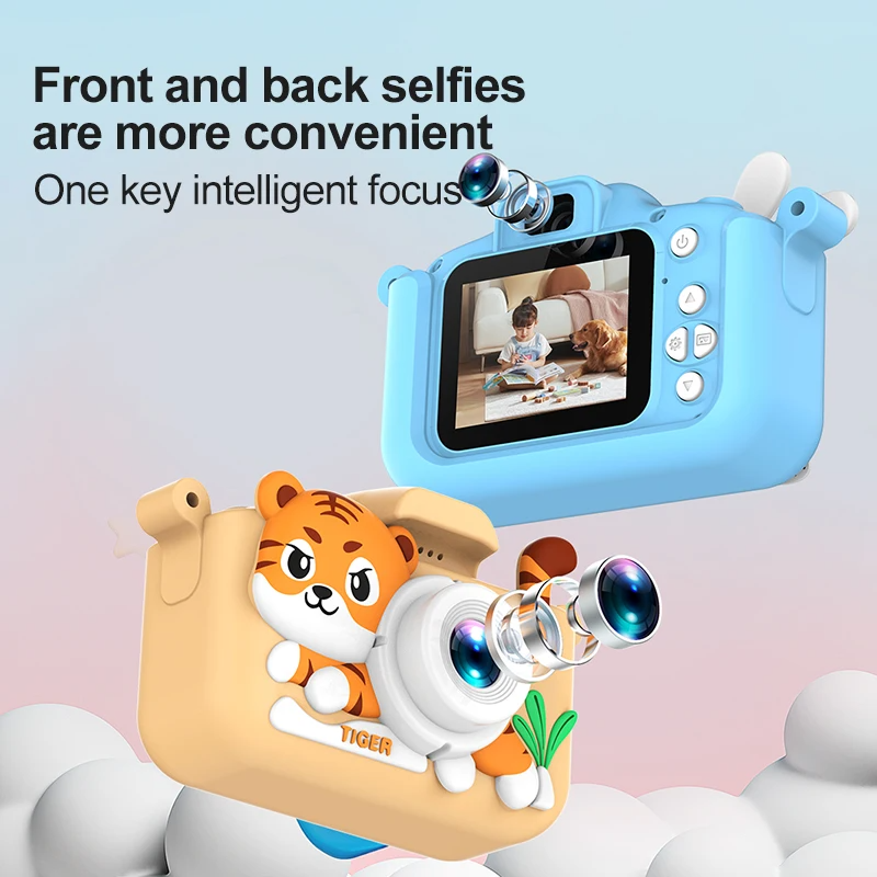 Kids Mini Camera Cartoon Tiger - مراجعة Korean Girl Lifestyle وسعره