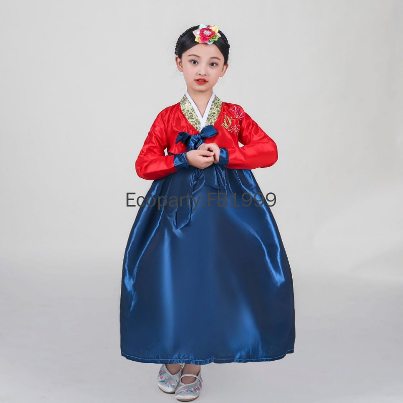 4 Colors Girls Hanbok Dress Ko - مراجعة Korean Lifestyle وسعره