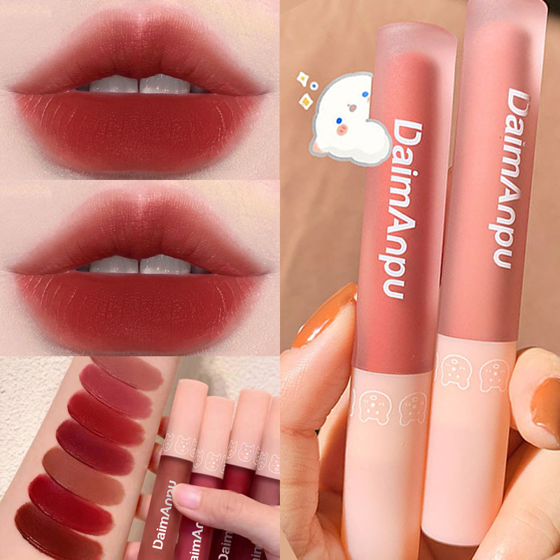 Misty Matte Lip Glaze Lipstick - مراجعة Lip Tint Korean وسعره