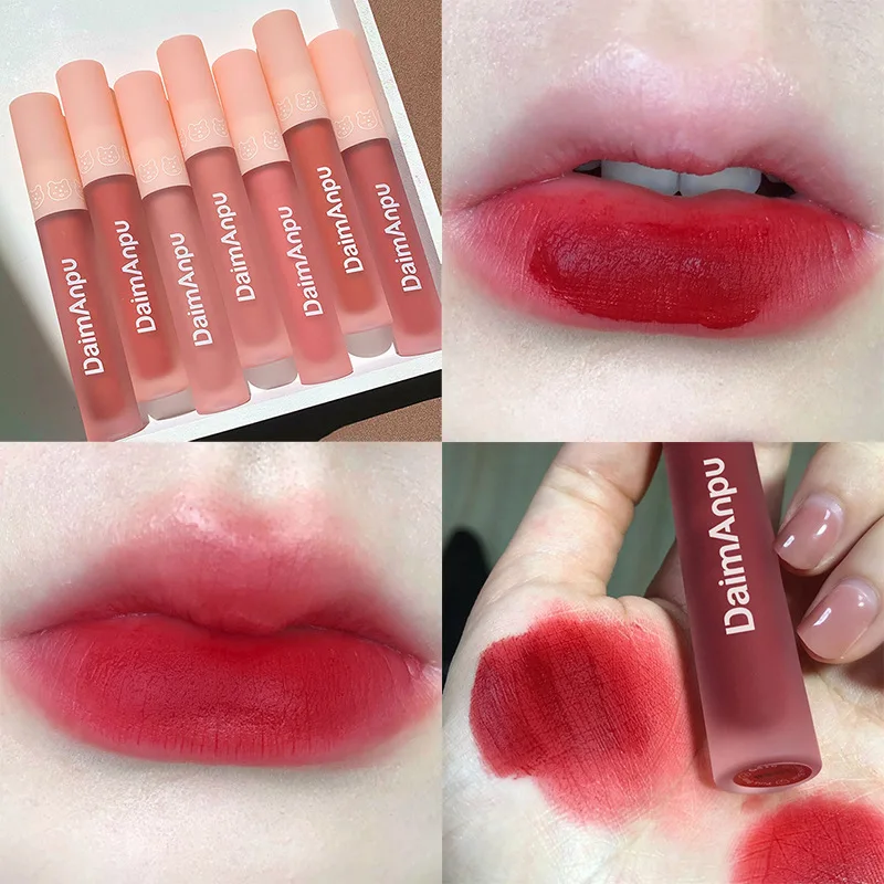 Misty Matte Lip Glaze Lipstick - مراجعة Lip Tint Korean وسعره