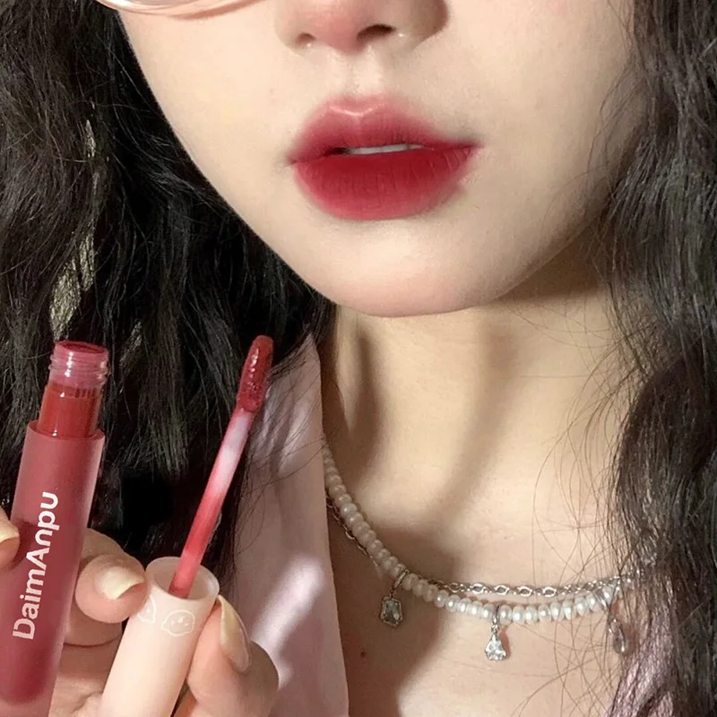 Misty Matte Lip Glaze Lipstick - مراجعة Lip Tint Korean وسعره
