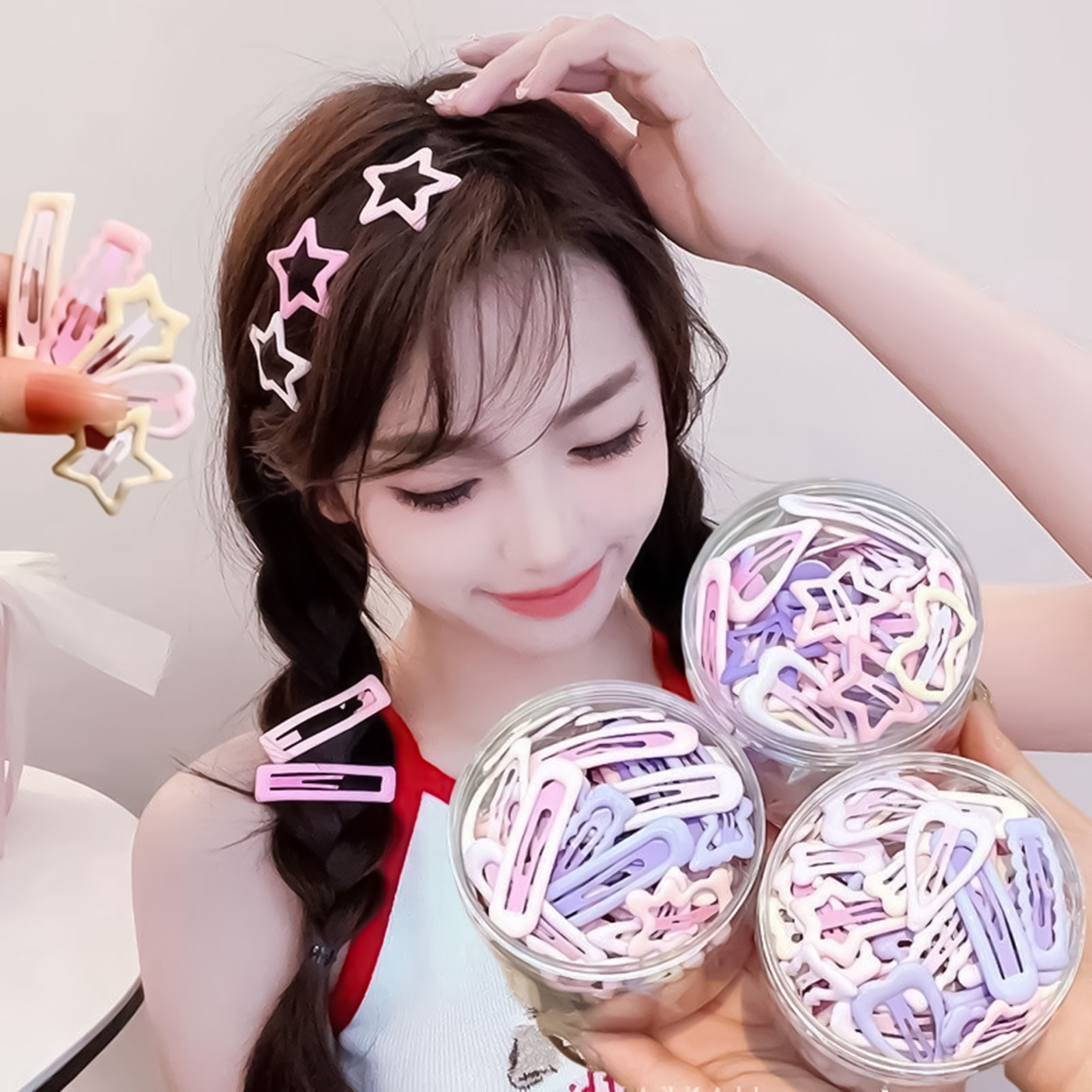 3PCS Sweet Style Headwear Pins - مراجعة Korean Lifestyle & Kids Boutique وسعره