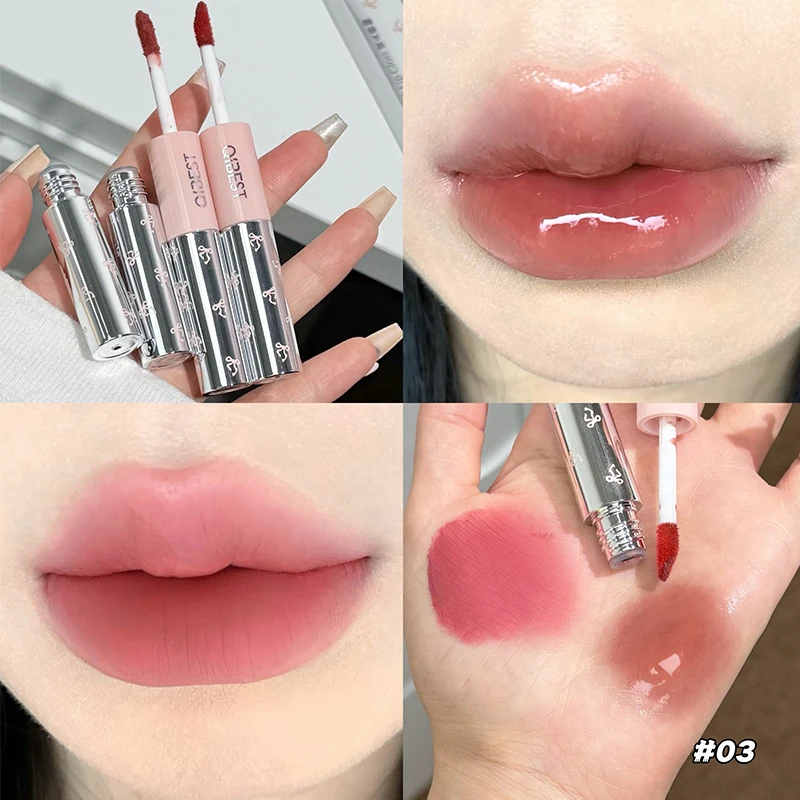 QIBEST Double Head Matte Velve - مراجعة Lip Tint Korean وسعره
