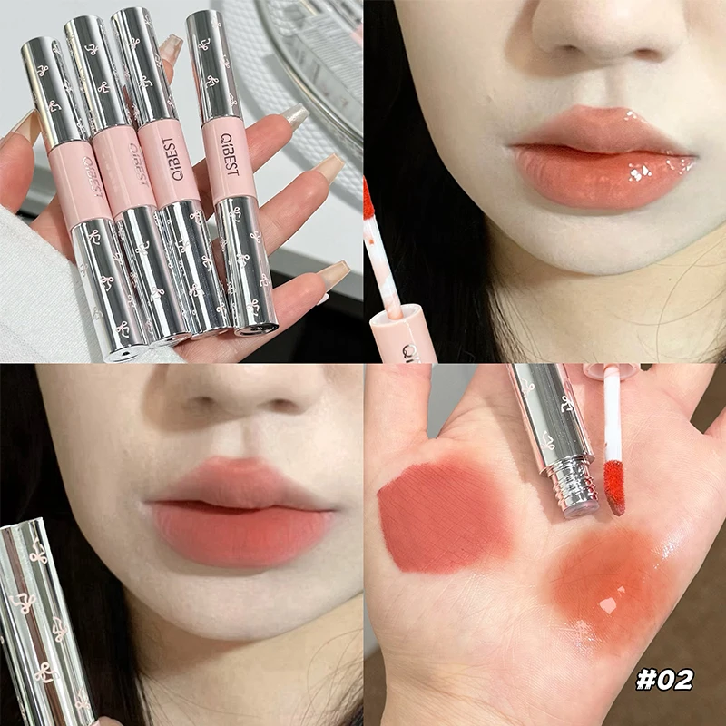 QIBEST Double Head Matte Velve - مراجعة Lip Tint Korean وسعره