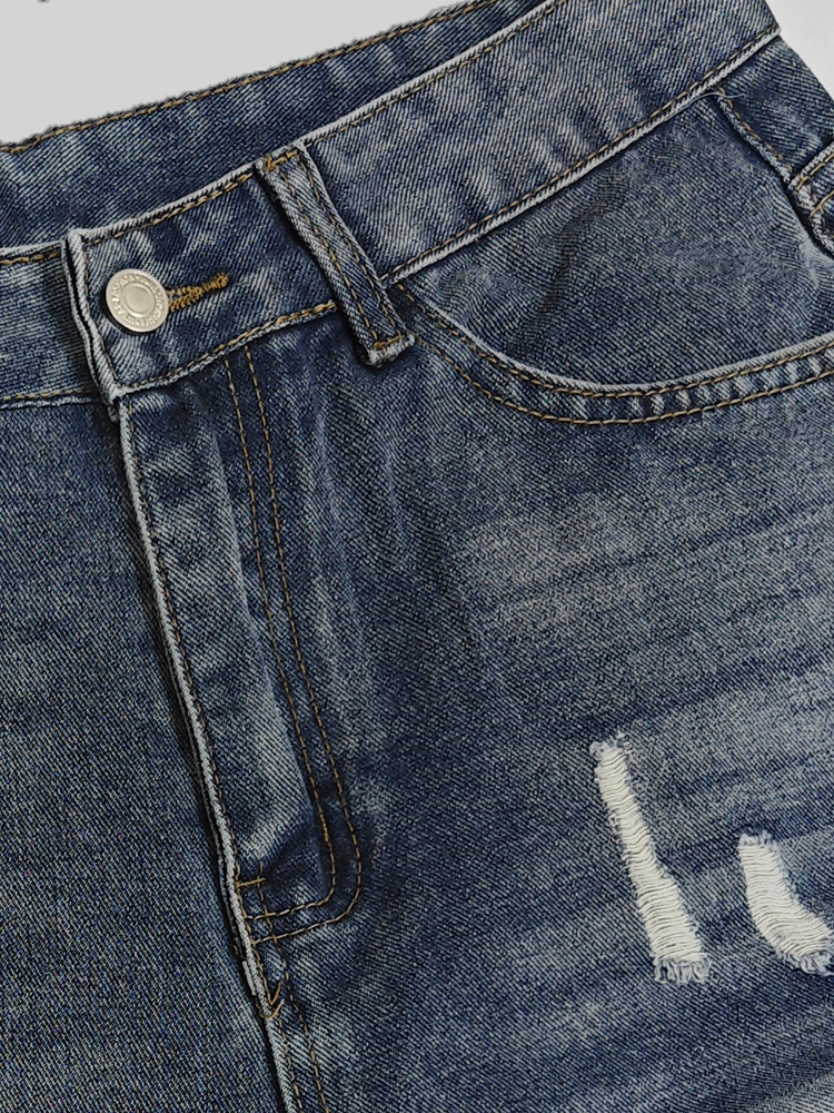Light Blue Denim Shorts Men's  - مراجعة Korean Lifestyle وسعره