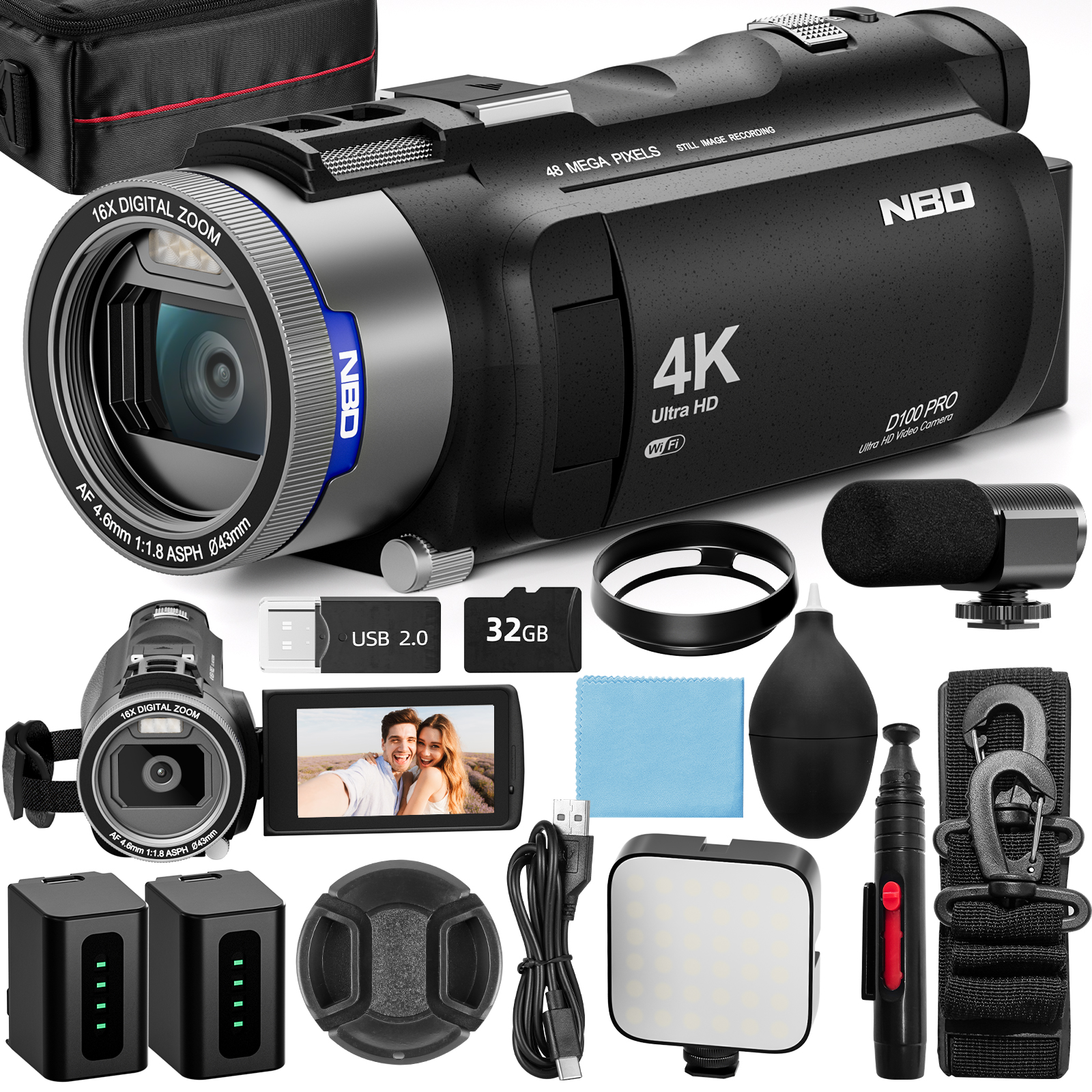 NBD 4K HD&48MP Camcorder Video - مراجعة Korean Lifestyle & Kids Boutique وسعره