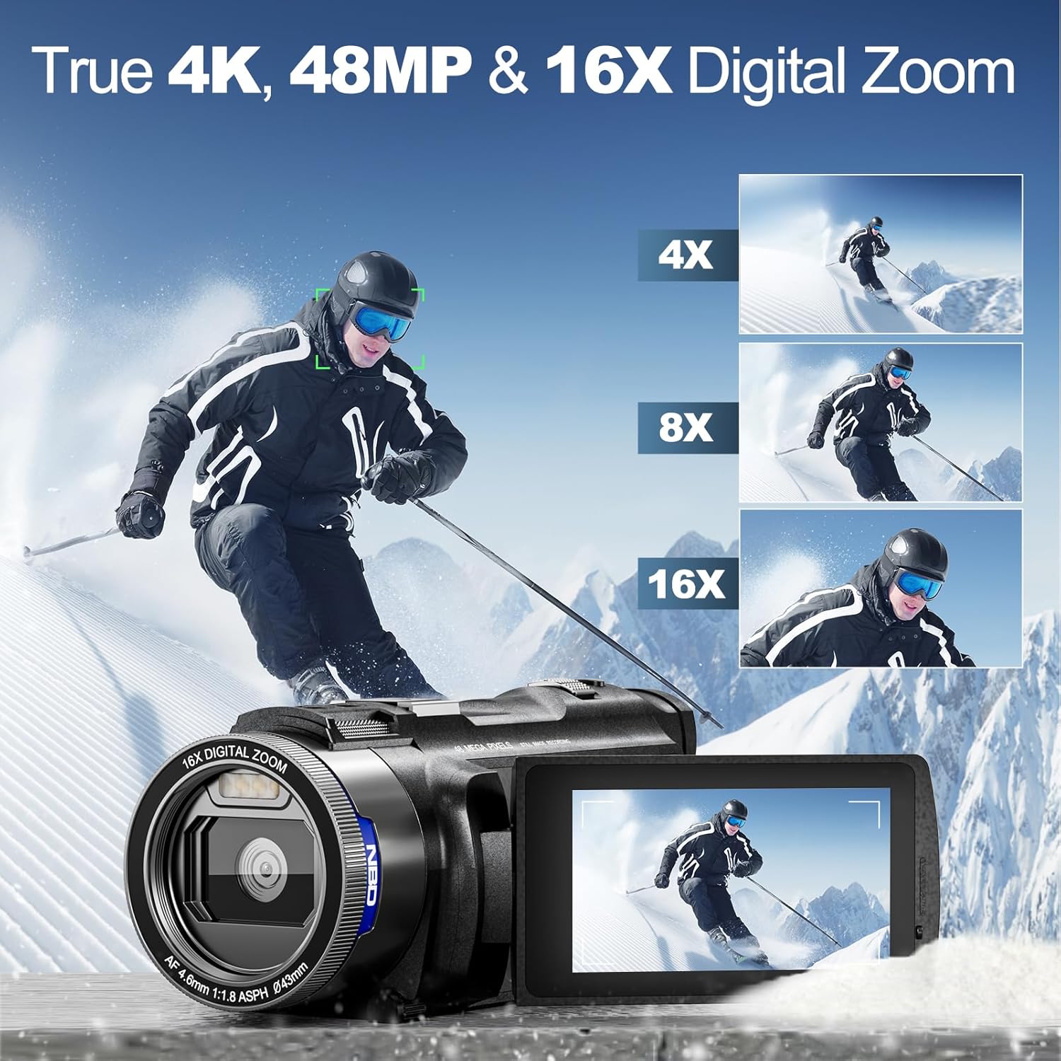 NBD 4K HD&48MP Camcorder Video - مراجعة Korean Lifestyle & Kids Boutique وسعره