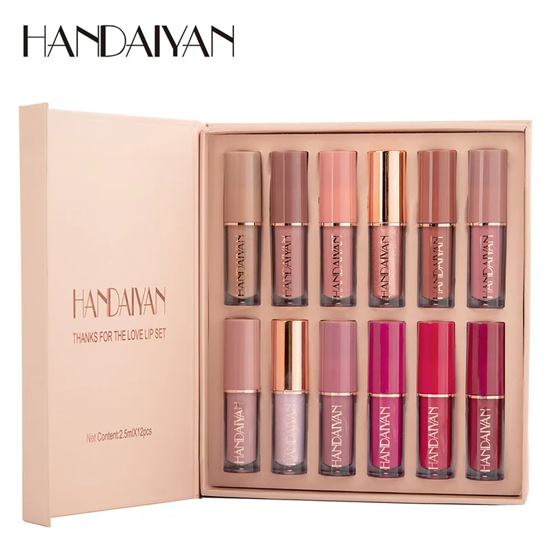 12pcs Moisturizing Liquid Lips - مراجعة Lip Tint Korean وسعره