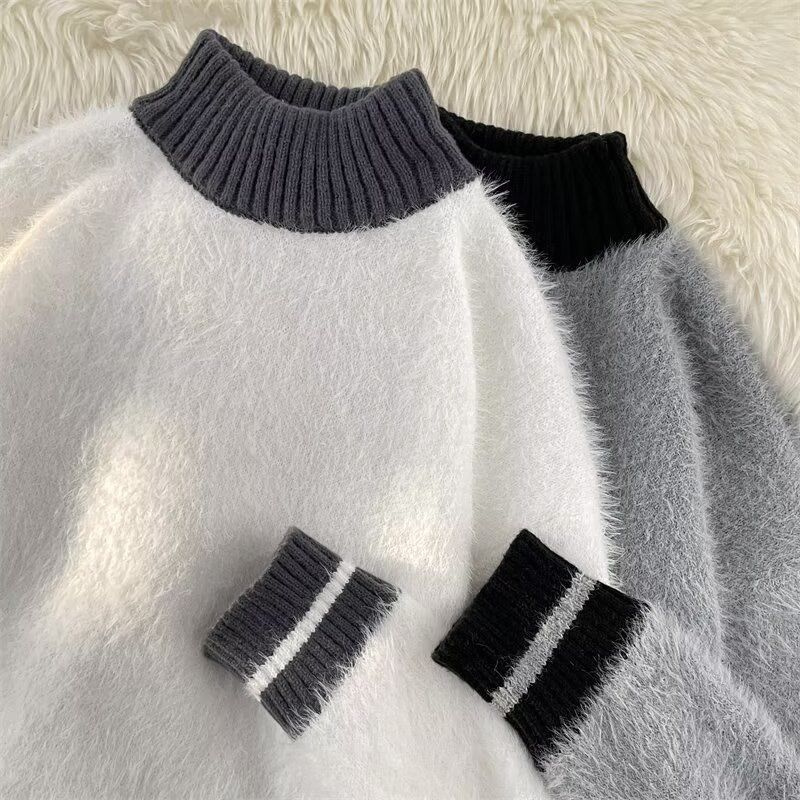Fur Collar Pullovers Estampado - مراجعة Modern Korean Lifestyle وسعره