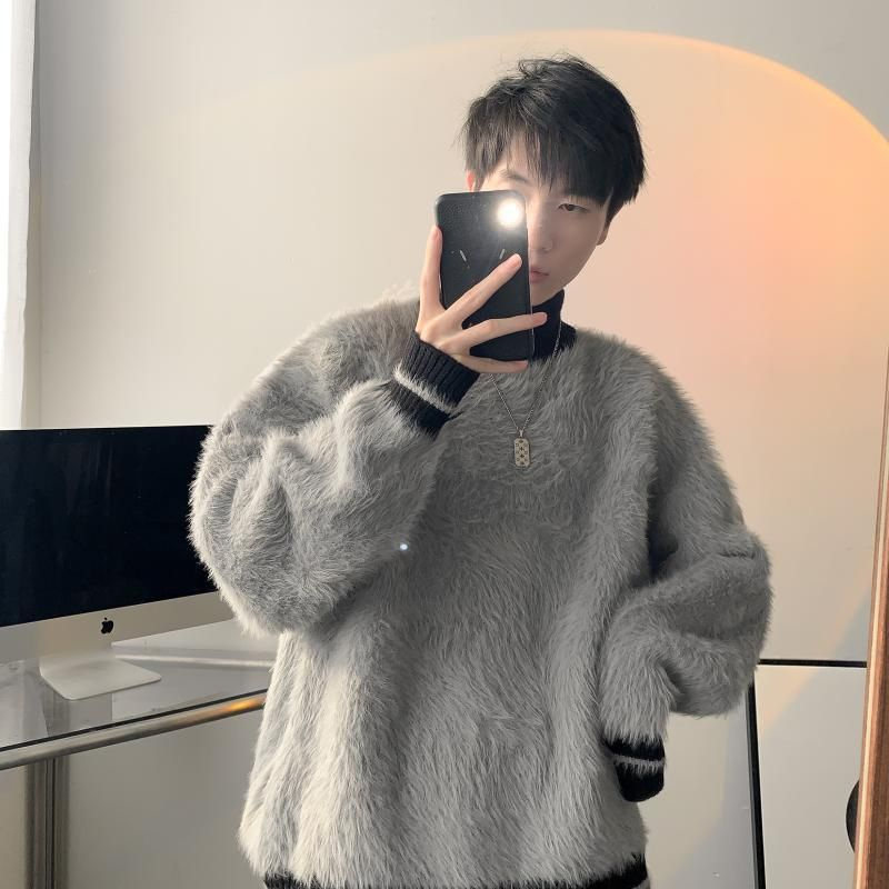 Fur Collar Pullovers Estampado - مراجعة Modern Korean Lifestyle وسعره